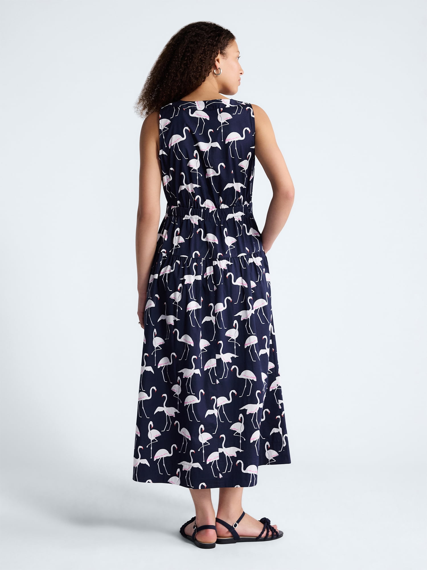 Free Assembly Women's Sleeveless V-Neck Maxi Dress, Sizes XS-XXL
