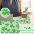 thumbnail image 2 of St Patrick's Day Placemat Set 4 Piece Polyester Table Runner With Vintage Lace Trim 30 cm x 45 cm, 2 of 4