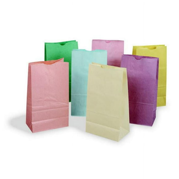 Pacon Corporation Pac72130 Pastel Rainbow Bags
