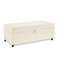 thumbnail image 6 of Sturdy Ottoman with Rotating Casters and Storage | Ideal for Living Spaces, Supports Up to 400 Pounds, 6 of 6
