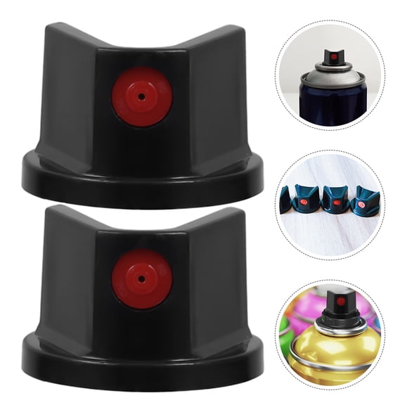 GAXIRE Spray Paint Caps ABS Black 30Pcs