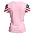 thumbnail image 3 of Women USA 250th Anniversary Shirt Patriotic Independence Day Shirt Women Casual Crew Neck Short Sleeve Top, 3 of 6