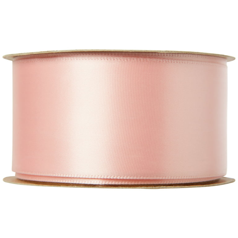 45 Feet Shimmering Pastel Pink Waterproof Acetate Ribbon 1 7/16W