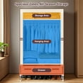 thumbnail image 6 of Durable Clothes Storage, Non-Woven Fabric Portable Closet Hanging Closet Organizers and Storage, Easy to Assemble, Includes 3 Storage Drawers, Ideal for Rentals, Dorms, Bedrooms, Beige, 6 of 12