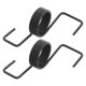 thumbnail image 1 of Motorcycle Foot Pegs with Springs for Repair 2Pcs Universal Black, 1 of 5