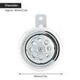 thumbnail image 2 of Universial Motorcycle Horn Waterproof 105dB Loud 12V 85mm W/Honeycomb Chrome Cover Motorcycle Horn Disc Horn Electric, 2 of 5