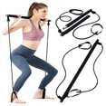 thumbnail image 1 of DEELLEEO Multifunctional Pilates Stick  2 Sections  Black, 1 of 6
