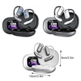 thumbnail image 2 of maskred ABS avec Traduction Multilingue Oreille Sans Fil Pro pour Langues Traduction ABS Sans Fil pour Communication 5.4 Noir, 2 of 6