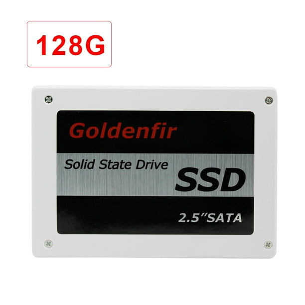 Goldenfir SSD Disco duro de 2,5 pulgadas Disco de disco Computadoras de escritorio Notebooks Mini computadora Disco de estado sólido SSD interno, 128GB Monstrate EL2778-06B
