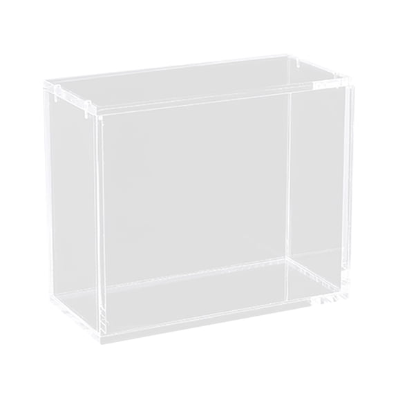 erfcxs Acrylic Display for Trading Cards and Collectible Figures Secure Stackable Organizer with Lid