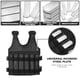 thumbnail image 5 of Placas de acero de acero de chaleco ponderado de 6 piezas Placas de acero de peso ajustable para el entrenamiento, 5 of 6