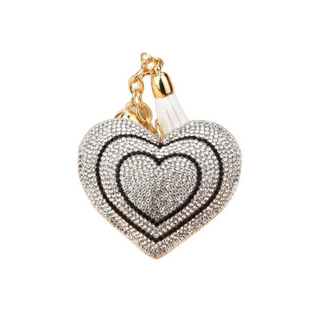Minnieouse Llavero Día de San Valentín Mujer Accesorios Llavero multicolor Bolso multiusos Decoración Corazón Llavero Rosa Rojo Ropa, zapatos y accesorios Miscelánea Blanco Blanco Minnieouse AP010579-02B