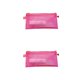 thumbnail image 4 of Inteprter Bolsa transparente de doble rejilla con cremallera para documentos, suministros de papelería de oficina, PVC, A4/A5/A6/B5 Type8 NO8, 4 of 5