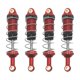 thumbnail image 5 of Amortiguadores de Metal Hugo 4 piezas para camiones RC MN86 1/12 Rojo, 5 of 9