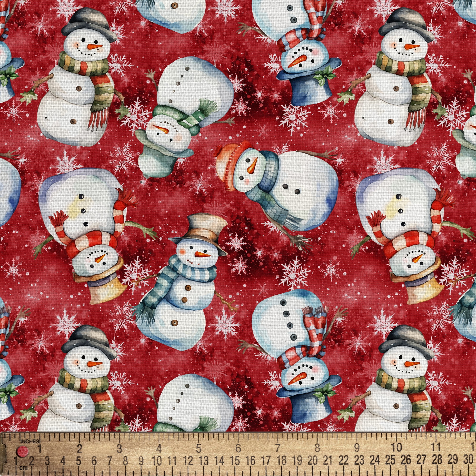 David Textiles 44 x 1 Yard Cotton 5-piece Christmas Bundle Sewing & Craft Fabric Precuts