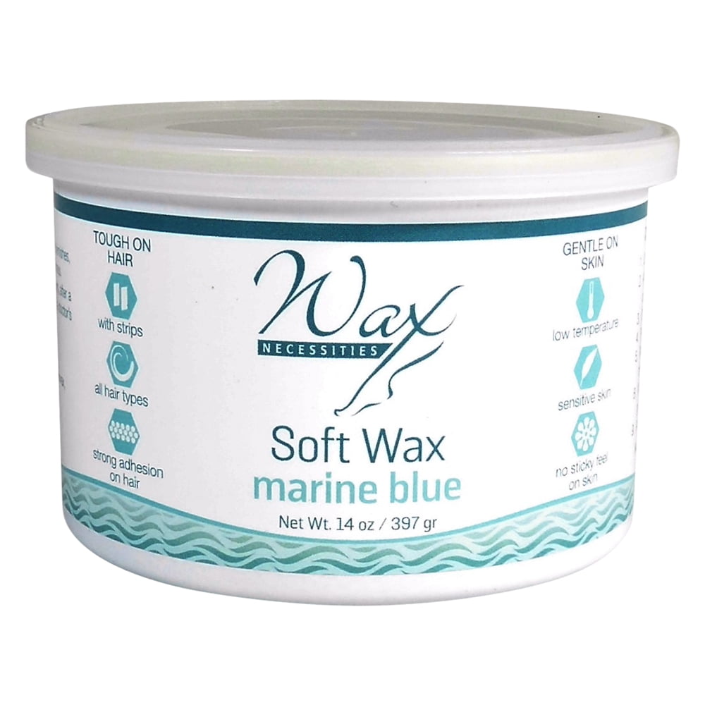 Wax Necessities Marine Blue Soft Wax Tin 14 oz (397g)