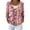 Pink, variant on Women's Fashion Long Sleeve Christmas Snowman Snowflake Print Jacket Cardigan for Holiday Party and Casual Daily Wear,Army Green,L