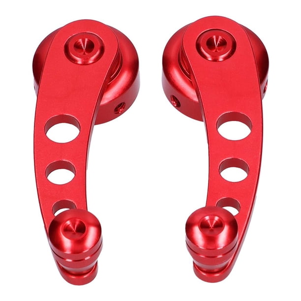 Manija De La Ventana Del Coche De Aleación De La Ventana Del Coche Winder Universal Car Window Riser Reemplazo Decorativo Winder Crank Riser Portable Window Handles Kit 2 Uds Yuarrent VI009424-02