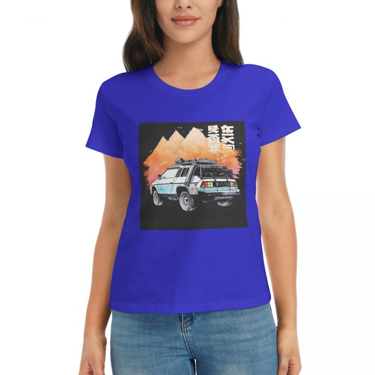 ALLNOB Women's Off-Road Vehicle Standard Short Sleeve T-Shirt 150g