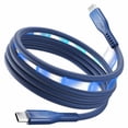 thumbnail image 1 of Statik MagStack Pro Charge/Sync Magnetic Cable USB-C to USB-C 3.3ft Navy, 1 of 5