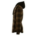 thumbnail image 2 of Men's Hooded Flannel Jacket, 2 of 3