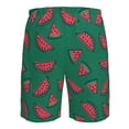 thumbnail image 6 of Kdxio Watermelon Pattern Mens Casual Shorts - Drawstring Summer Beach Sports Shorts for Men, 6 of 9