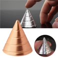 thumbnail image 4 of Vogacara Juguete giroscópico, juguetes giratorios de Metal, estilo Simple, pequeños juguetes de rotación de acero inoxidable, accesorio de juego de Juguetes rosa dorado Vogacara FN007763-04, 4 of 6