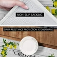 thumbnail image 5 of Lemon Kitchen Rugs and Mats Set of 2 Piece Kitchen Mats Waterproof Non-Slip Anti Fatigue Mats for Kitchen Floor Home Laundry 17”x28”+17”x47” （5）, 5 of 6