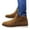 Yellow, variant on WEAIXIMIUNG Mens Boots Black Fashion Winter Men Snow Boots Round Toe Flat Bottom Non Side Zipper Suede Warm