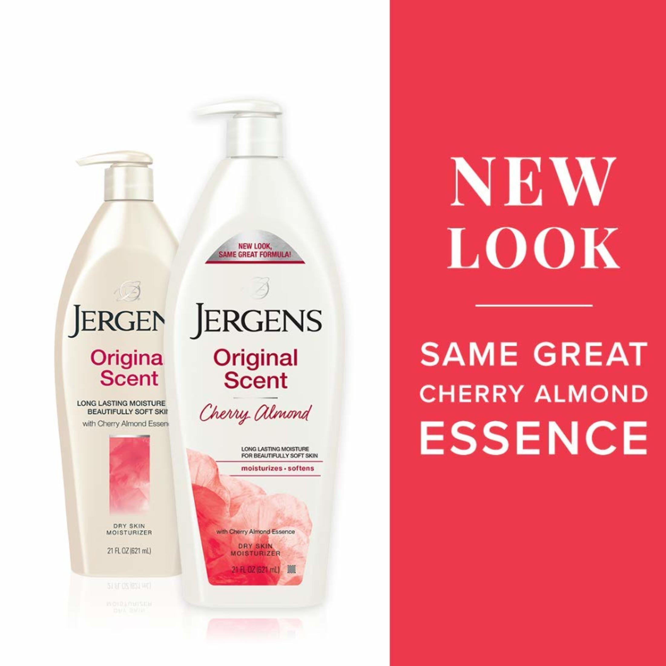 Jergens Original Scent With Cherry Almond Essence Dry Skin Lotion, 21 Oz - image 3 of 12