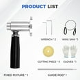 thumbnail image 2 of Inside Pipe Cutter for PVC Pipe, PVC Cutter Tool Set with Adjustable Depth Gauge with 5PCS Blades, Internal Pipe Cutter, 2 of 6