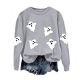 thumbnail image 7 of Godom Halloween Sweatshirts for Women Pumpkin Graphic Crewneck Long Sleeve Pullover Tops Loose Fit Soft Knit Ribbed Casual Fall Winter Outfits, 7 of 7