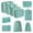CJ, variant on Packing Cubes 10 Set Travel Organizer Bags for Suitcases,Luggage Storage Cubes Apeya