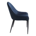 thumbnail image 3 of Moe's Home Collection Lapis Dining Chair Dark Blue-Set Of Two, 3 of 5