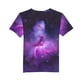 thumbnail image 4 of Manga corta crop top chicos casual estrella impresión camiseta cuello redondo suave estiramiento tee para niños fiestas de uso diario, 4 of 5
