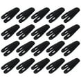 thumbnail image 3 of Shisuyan Drying Clips Black Plastic Flocked Surface 20Pcs 2.8x1x0.9In, 3 of 8