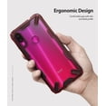 thumbnail image 5 of Ringke Fusion-X Case Compatible with Xiaomi Redmi Note 7, Transparent Hard Back Shockproof Advanced Bumper Cover - Ruby Red, 5 of 8