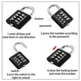 thumbnail image 2 of 8 Digits Password  Lock, 2 of 7
