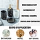 thumbnail image 4 of Juego de accesorios de baño, accesorios de baño elegantes de 4 piezas con dispensador de jabón de mármol, jabonera y taza para cepillo de dientes Ormromra, 4 of 7