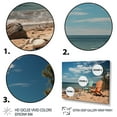 thumbnail image 3 of Designart "Tropical Vibes Beach Photo VII" Nautical & Beach Floater Framed Wall Art Living Room, 3 of 7