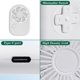 thumbnail image 4 of Mini ventilador portátil, potente ventilador de mano, recargable, 3 velocidades, batería incorporada ajustable, vida útil extra larga, pequeño ventilador de mano para niñas y niños, para interiores, 4 of 9