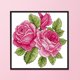thumbnail image 5 of Impresión de ilustraciones, flores florecientes, lienzo, Kit de costura, bricolaje, punto de cruz, sello de 14 quilates, 5 of 9