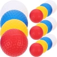 thumbnail image 4 of FRCOLOR 16Pcs Colored Golf Balls for Practice Made of Durable PP Plastic for Professional Golf Training, 4 of 6