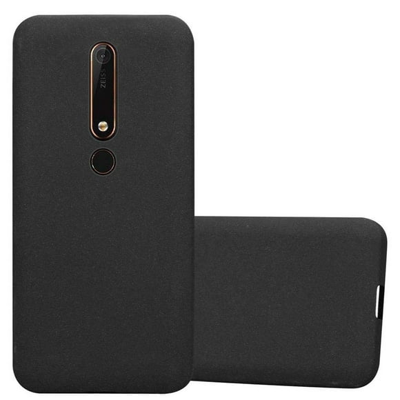 Cadorabo Case for Nokia 6.1 2018 Cover Matt Screen Protection TPU Silicone Gel Back case