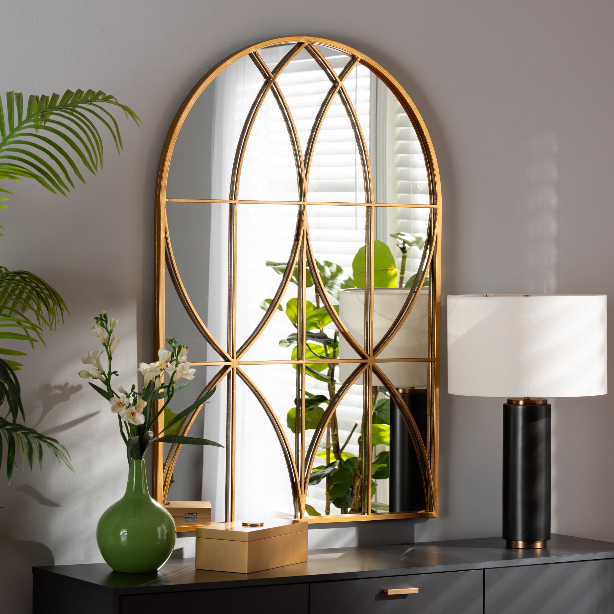 Baxton Studio Celerina Modern and Contemporary Gold Finished Metal ...
