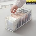 thumbnail image 1 of Caja de almacenamiento estilo cajonera de lencería japonesa coreana, organizador de calcetines de malla para el hogar, bolsa de almacenamiento para armario y dormitorio, 11/7/6 vigas, 1 of 5