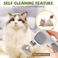 thumbnail image 2 of 2-in-1 Pet Grooming Comb, Self-Cleaning Dematting & Deshedding Brush for Dogs & Cats, Undercoat Rake for Long & Short Hair, 2 of 9