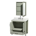thumbnail image 7 of Wyndham Collection Wcs141436s-Qtz-Us3med Sheffield 36" Free Standing Single Basin Vanity, 7 of 7