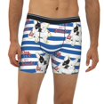 thumbnail image 2 of Men'S Boxer Briefs, Bulldog Friend Soft And Breathable Mens Underwear Boxer Briefs With Widen Waist, 2 of 2