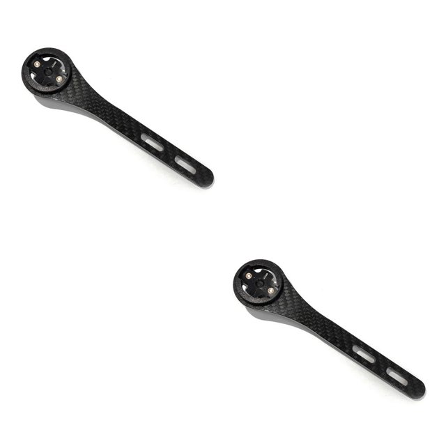 Eigraketly Juego de soporte para ordenador de bicicleta de carretera, velocímetro, cronómetro, estante de montaje de fibra de carbono, piezas de repuesto Mate 2piezas Eigraketly CBP445037